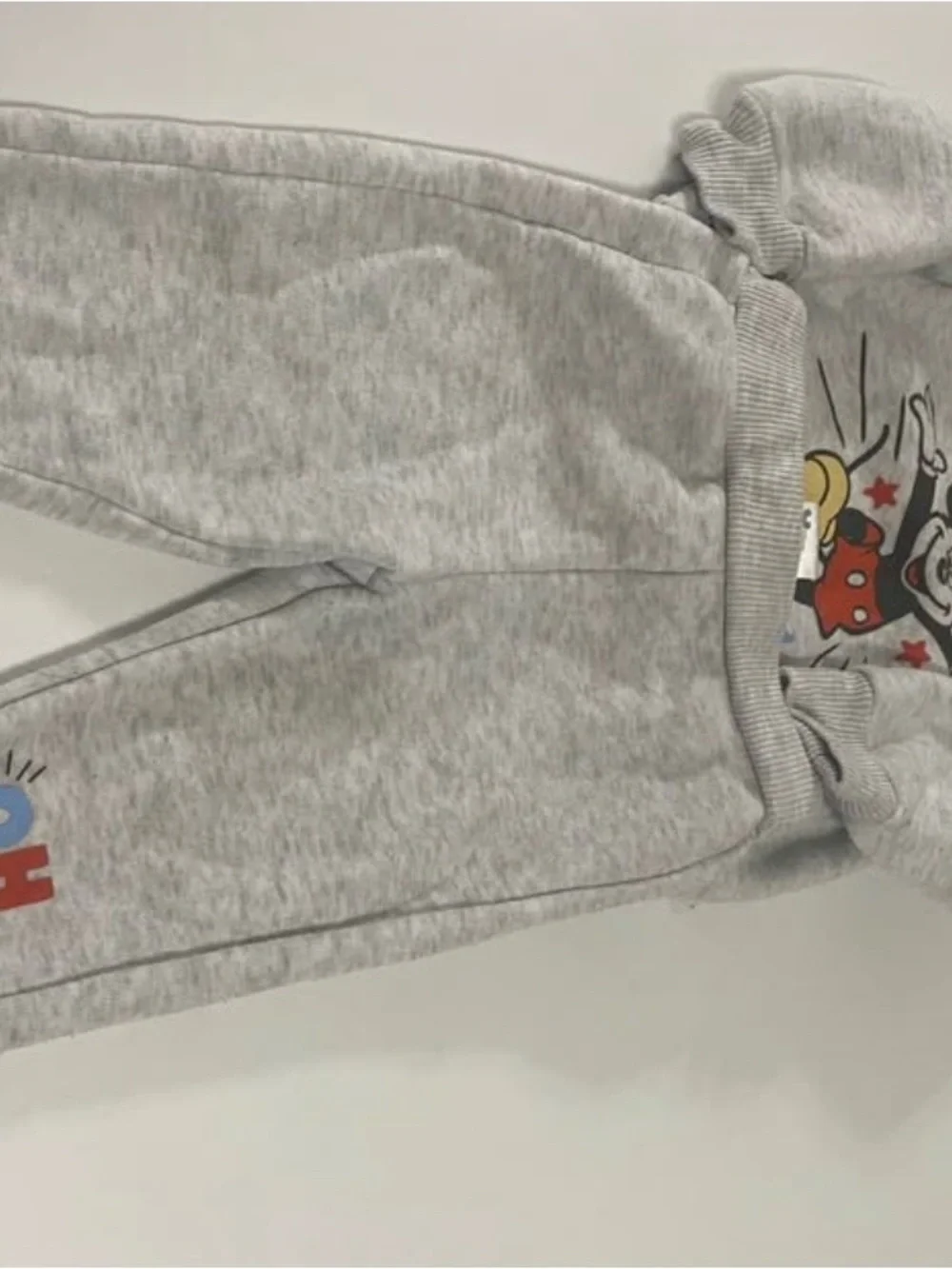 Disney Boys' Mickey & Tigger Jogger Pants - Gray and Tan
